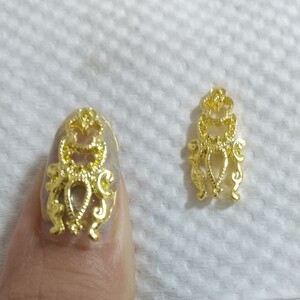 ネイルパーツ ネイルアート ゴールド GOLD ビジュー 派手ネイル