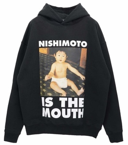 新品 Mサイズ NISHIMOTO IS THE MOUTH SWEAT HOODIE / BLACK パーカー ブラック