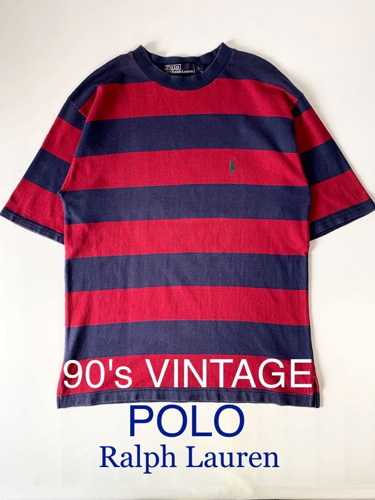 値頃 vintage 90s ポロカントリー Tシャツ インディアンヘッド Tシャツ 