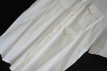 【即決】NEIL BARRETT SHIRT ニールバレット メンズ 半袖シャツ カットソー生地 白系 サイズ:S ポルトガル製【710714】_画像3