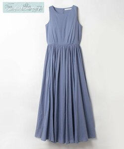 MARIHA マリハ 夏のレディのドレス ワンピース 38 ライトブルー コットン
