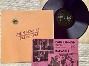 T.M.O.Q.カラー盤！ジョン・レノン JOHN LENNON/TELECASTS [TRADE MARK OF QUALITY