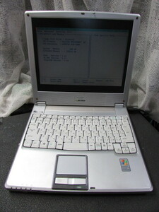 [YNT0314]*SHARP Mebius PC-MC1-3CC Athlon XP-M?GHz/256MB/40GB/COMBO/12.1TFT/1024x768/LAN/AC lack of BIOS has confirmed * used 