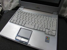 【YNT0314】★SHARP Mebius PC-MC1-3CC Athlon XP-M ?GHz/256MB/40GB/COMBO/12.1TFT/1024ｘ768/LAN/AC欠品 BIOS確認済み★中古_画像4