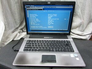 【YNT0365】★HP Compaq 6720s Celeron540 1.86GHz/2GB/HD欠品/COMBO/15.4Wide/1280x800/BIOS確認のみ★JUNK