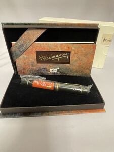 激レア♪未使用デッドストック♪モンブラン 万年筆 作家シリーズ ヘミングウェイ HEMINGWAY F ニブアンティークビンテージ