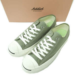  new goods CONVERSE ADDICT Converse Addict JACK PURCELL CANVAS Jack purcell canvas 1CL858 US8(26.5cm) KHAKI shoes g6840