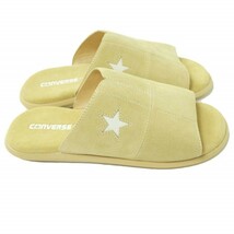 新品 CONVERSE ADDICT コンバースアディクト ONE STAR SANDAL ワンスターサンダル US7.5(26cm) SAND スエード ベージュ シューズ g6866_画像3