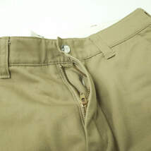 MASSES マシス 日本製 T/C WORK SHORTS ワークショーツ S BEIGE ツイル ショートパンツ ジップフライ ボトムス g7153_画像4