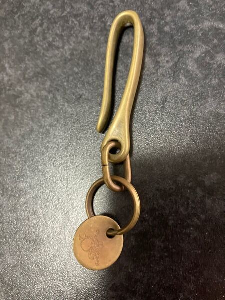 革蛸 キーホルダー 真鍮