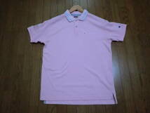 CHAMPION チャンピオン ポロシャツ 半袖 トップス ピンク系 size:M_画像1