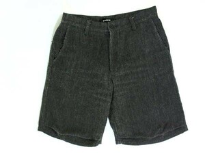 * Zucca *ZUCCA* shorts flannel manner nylon herringbone gray series S