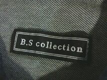 ●B.S collection☆ストレッチ ジージャン デニムジャケット レディースM インディゴ 色落ち 濃紺_画像5