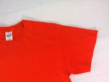 ●ギルダン★GILDAN★半袖Tシャツ コットンＴシャツ M オレンジ 橙　無地_画像4