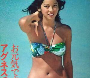 週刊プレイボーイ 昭和52年5月10日 アグネス・ラム(ビキニ・カラー8頁) C・リンドバーグ(ヌード・カラー6頁) 松坂慶子(セクシー) ジェスカ