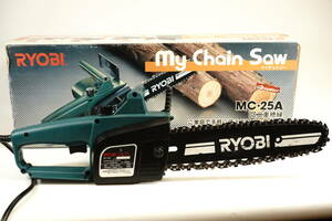 RYOBI リョービ マイチェーンソー MC-25A 電動工具 DIY 稼働確認済み 元箱付き IHK