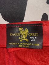 新品未使用タグ付き　made in USA USMC ONE SIZE FITS ALL CAP EAGLE CREST製　RED ②_画像7