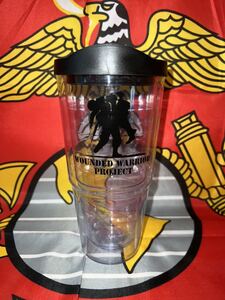  used USMC WOUNDED WARRIOR PROJECT tumbler 24oz approximately 710ml