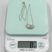 TIFFANY&Co. ティファニー ネックレス ビーンズ シルバー 925 アクセサリー P1137_画像4