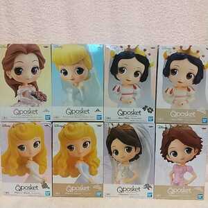 #111【レアプライズ★8点まとめ売り★未開封品】ディズニー フィギュア Q posket Qposket Disney Characters Dreamy Style ラプンツェル他