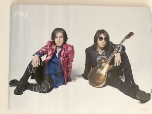 B'z LIVE-GYM HighwayX 会場限定ポスター A CD購入特典 ポスター筒サービス 松本孝弘 稲葉浩志