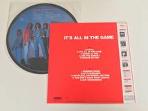 【良好美品/ピクチャーディスク希少盤】NENA / It's All In The Game 帯付LP EPIC/SONY 30・3P-686 85年来日記念盤,ライナーあり_画像2