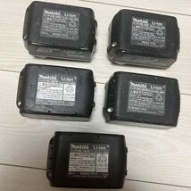 1円〜 マキタ makita 18v バッテリー 3.0ah 4.0Ah 6.0Ah 5個セット 純正品 BL1830 BL1840 BL1860B リチウムイオン_画像5