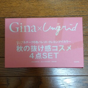 【値下げしました1/18】Gina ジーナ 2018 Fall 【雑誌 付録】 アングリッド　抜け感メイク 4点セット