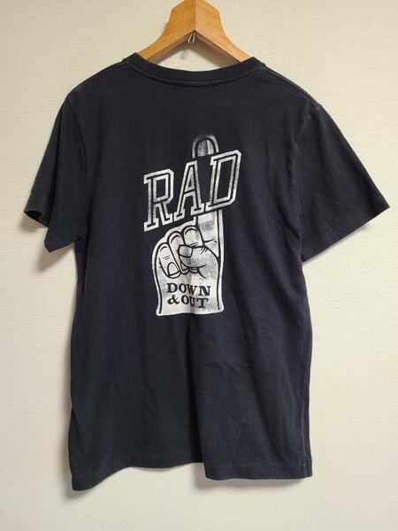 ラディアル Tシャツ 半袖 バックプリント ブラック RAD RADIALL