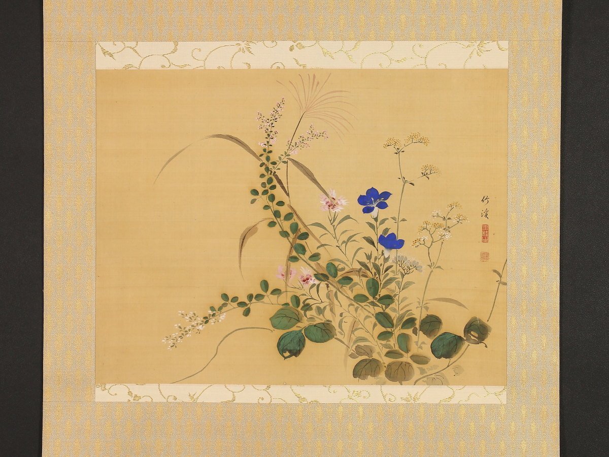 希少.匿名.翌発送】Jhon-Richard 絵画 USA 植物 花 額装品 レビューで