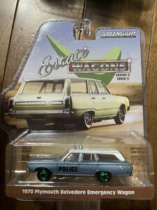 グリーンマシーン 1970 プリムス ベルベディア エマージェンシーワゴン グリーンライト Plymouth Belvedere Emergency Wagon GREENLIGHT