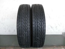 L12203-ブリヂストン M804 205/80R17.5 120/118L 中古 7分山 2本セット オールシーズンタイヤ 2016年製_画像1