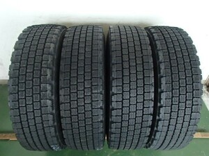 L6255-ブリヂストン W910 245/80R17.5 133/131J 中古 4本セット スタッドレスタイヤ 2012年製