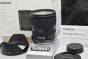 良品★TAMRON タムロン SP 24-70mm F2.8 Di VC USD G2 A032 Nikon ニコン用★元箱付・レンズフード付