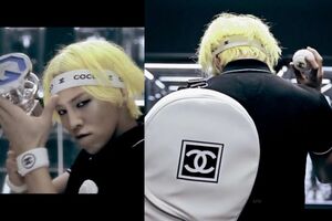  факт стандартный товар Chanel лента для волос G Dragon "надеты" 