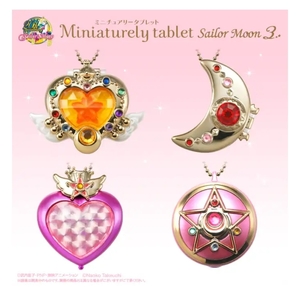  miniature Lee tablet Sailor Moon 3 all 4 kind new goods tablet case case pill case ..... silver crystal Eternal moon 