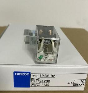 新品★　OMRON/オムロン 　LY2N-D2　 DC24V 　リレー　10個セット　保証付き