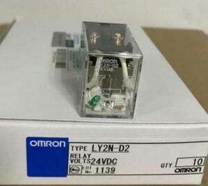 新品★10個入りセットOMRON/オムロン 　LY2N-D2　 DC24V/24VDC 　リレー