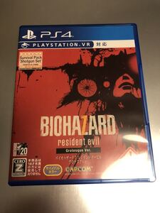 ◆PS4◆バイオハザード7 レジデントイービル グロテスクVer.◆即決◆