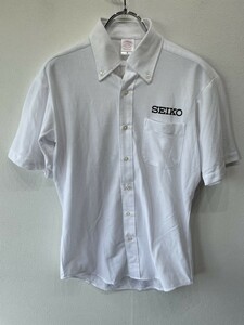 非売品　SEKO/セイコー　ポロシャツ　Sサイズ　白/ホワイト 　レア　制服　ユニホーム　社員　従業員　ユナイテッドアスレ　G1184