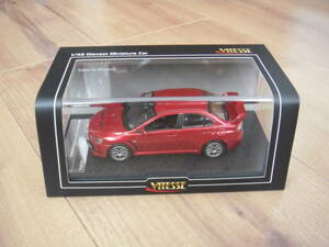  Vitesse Mitsubishi Lancer Evolution Ⅹ minicar Lancer Evolution red red MITSUBISHI LANCER