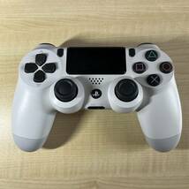 【良品】ソニー SONY PS4 プレイステーション4 CUH-ZCT2J13 デュアルショック4 ワイヤレスコントローラー グレイシャー ホワイト 中古品_画像2