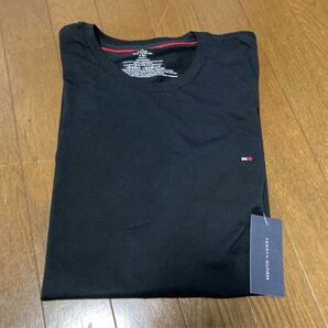 TOMMY HILFIGER トミーヒルフィガー 半袖Tシャツ ブラック Lサイズ(日本サイズXL相当) 新品タグ付き