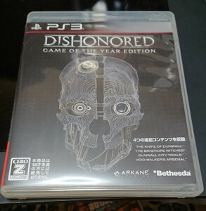PS3 DISHONORED GAME OF THE YEAR EDITION