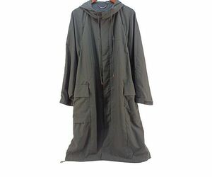 【美品】Galaabend コート 20SS Mat taffeta Military Coat ブラック フード ガラアーベント ◆3109/宮竹店