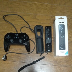 任天堂Wii　リモコン （クロ）＋　コントローラー（クロ）　セット