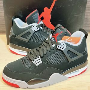 【新品未使用】27.5cm NIKE AIR JORDAN 4 BRED 2019 ナイキ エアジョーダン4 ブレッド 2019 黒赤 US9.5 308497-060