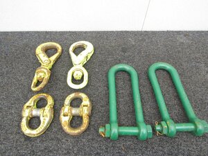  hanging metal fittings 6 piece set ma- Tec swivel hook BKL-7/8-10 KANSAI 19L-200 each 2 piece by 