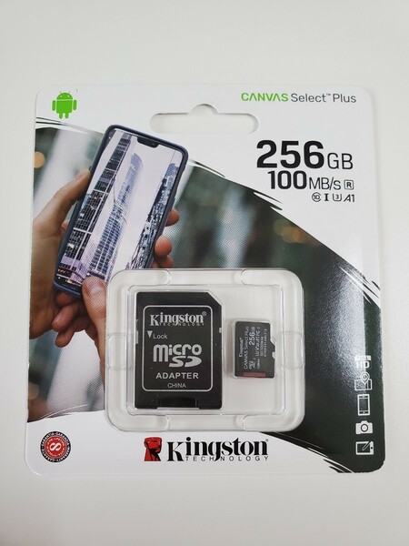 [新品 永久メーカー保証有] Kingstone 256GB キングストン マイクロSDカード