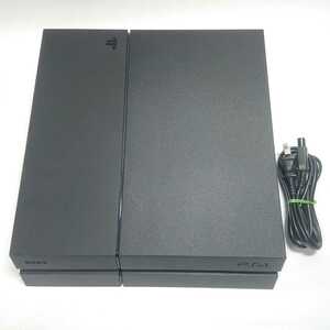 【1円～】PS4 本体 動作確認済み SONY PlayStation4 プレイステーション4 CUH-1200 500GB ケーブル ジェット・ブラック 